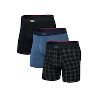 SAXX Men's Vibe Xtra Holiday Boxer Brief - 3 Pack Front_Angled_Left