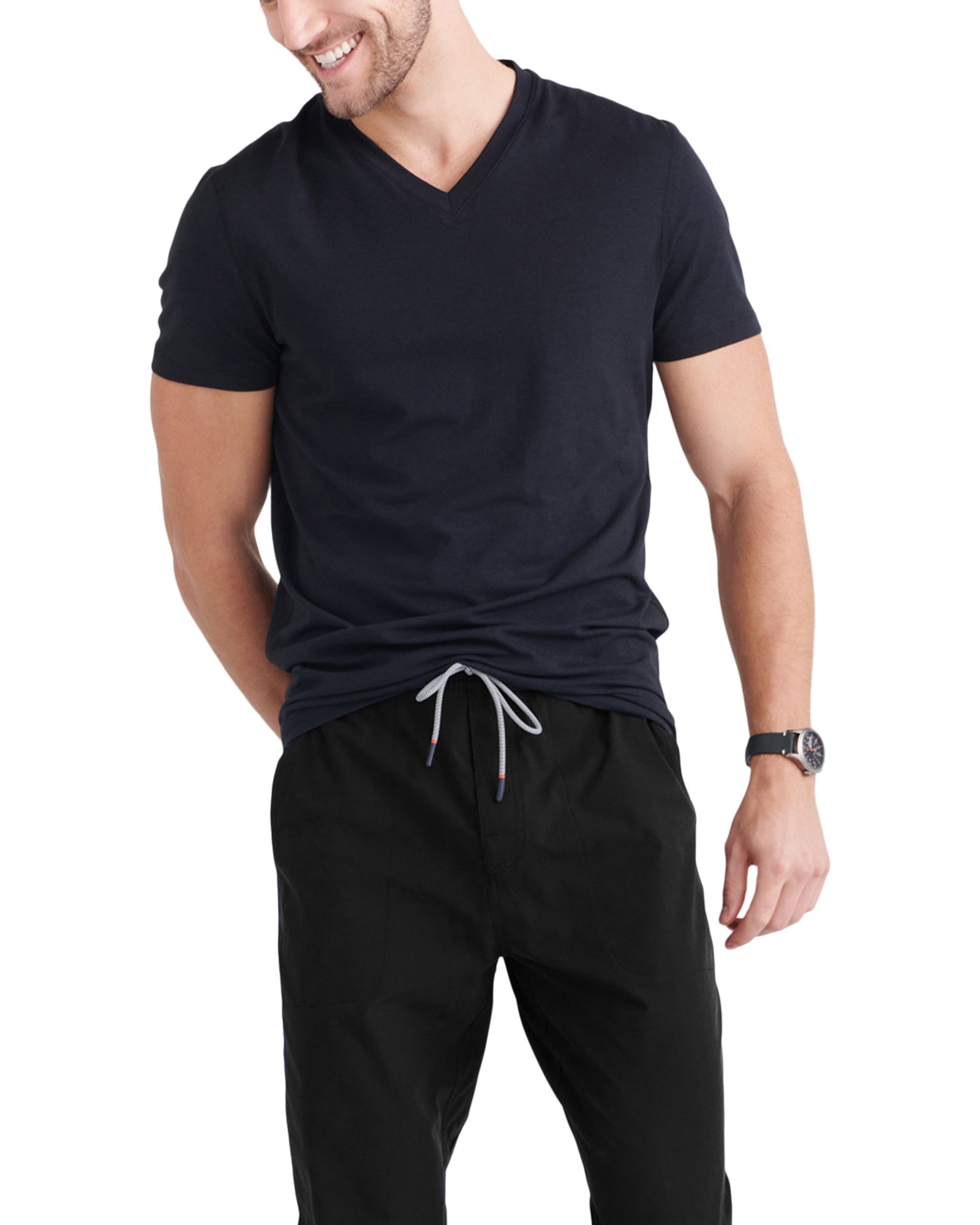 SAXX Men's DropTemp™ Cooling Cotton V-Neck Top