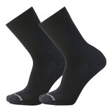 Smartwool Unisex Solid Rib Crew Socks - 2pk Side_Left