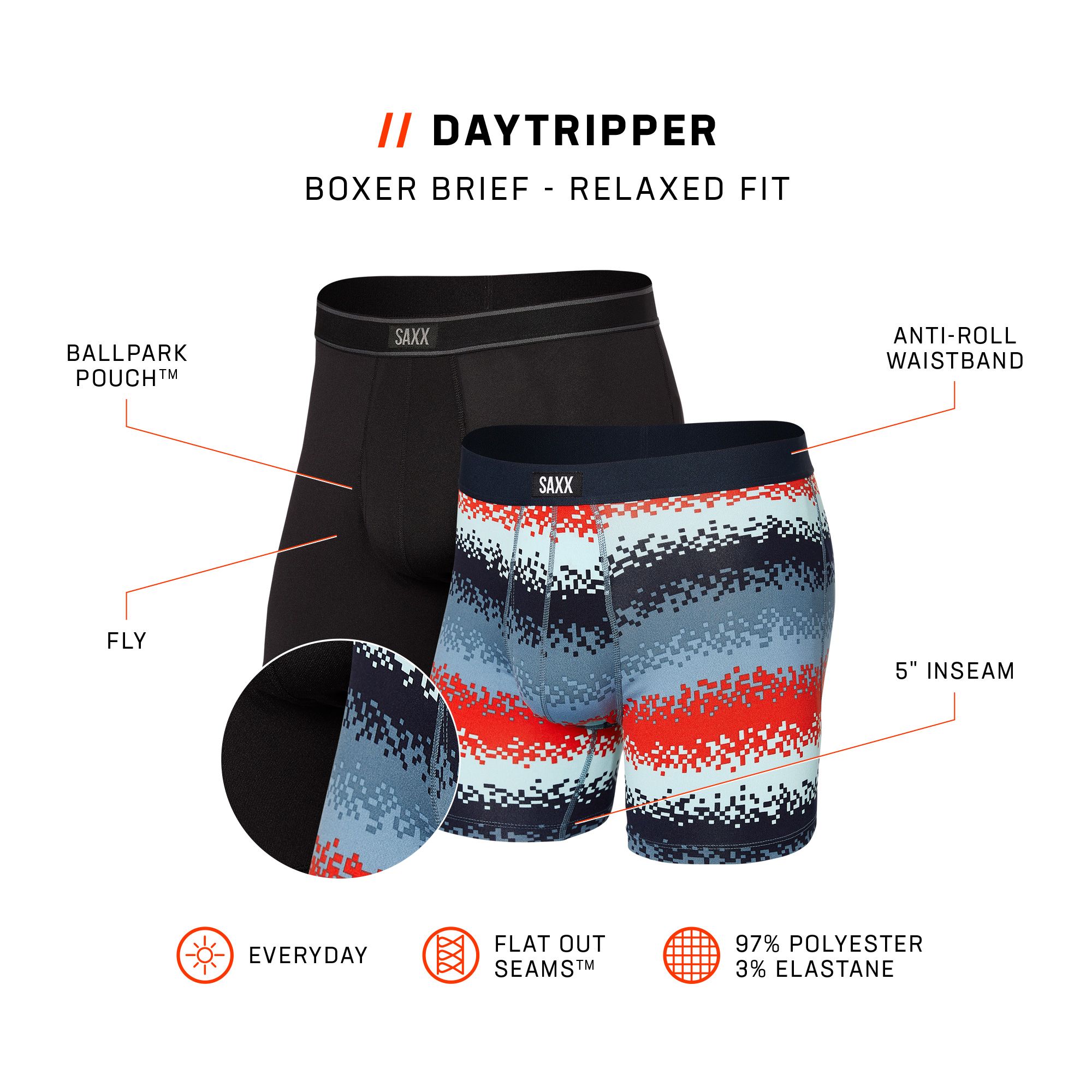 SAXX Men's Daytripper Boxer Brief