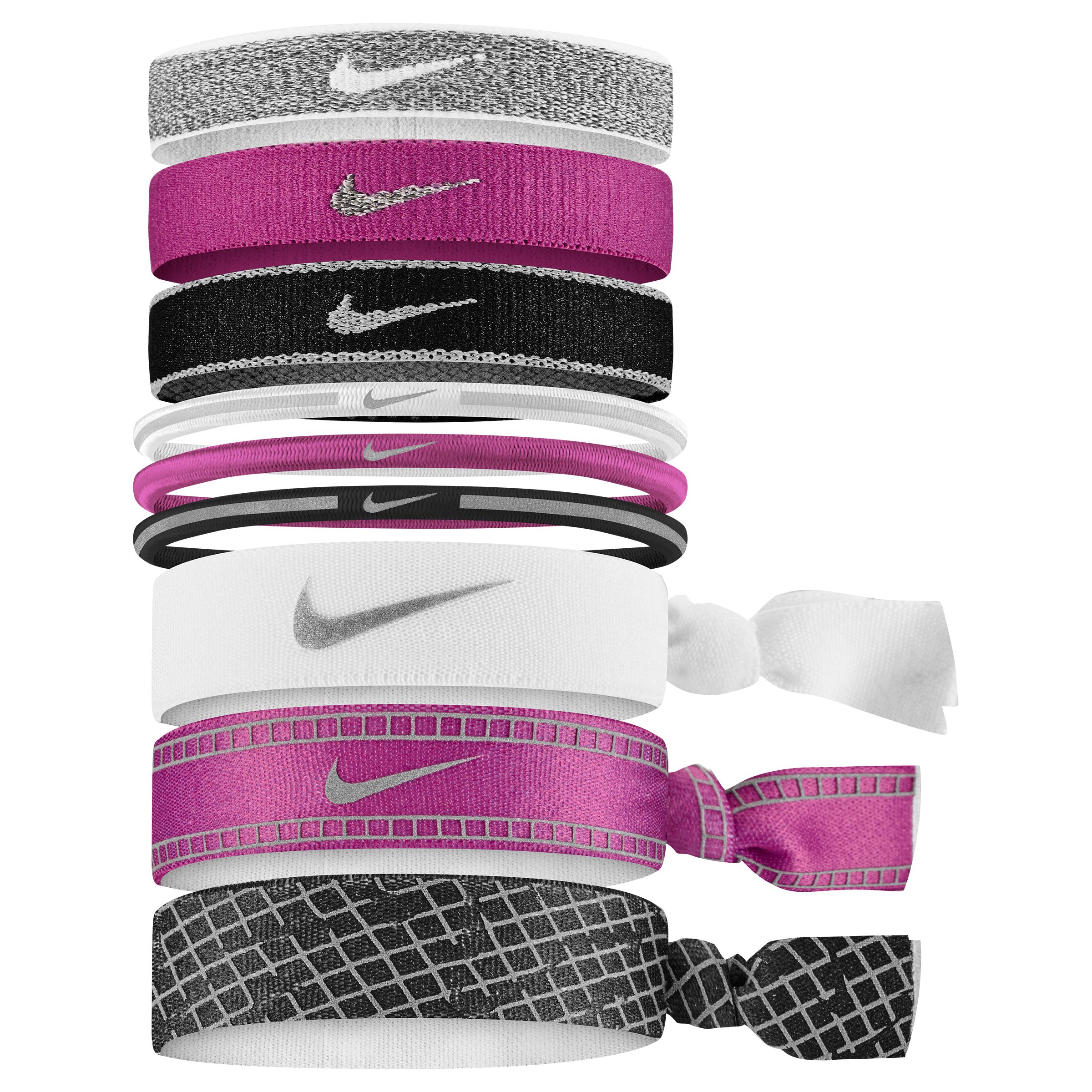 Nike Mixed Seasonal Hairbands - 9 Pack Front_Flat