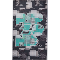 Ripzone Men's Microfibre Beach Towel Front_Flat