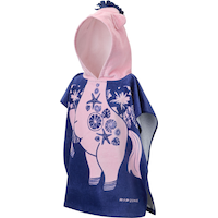 Ripzone Kids' Cover Up Poncho Towel Front_Angled_Left