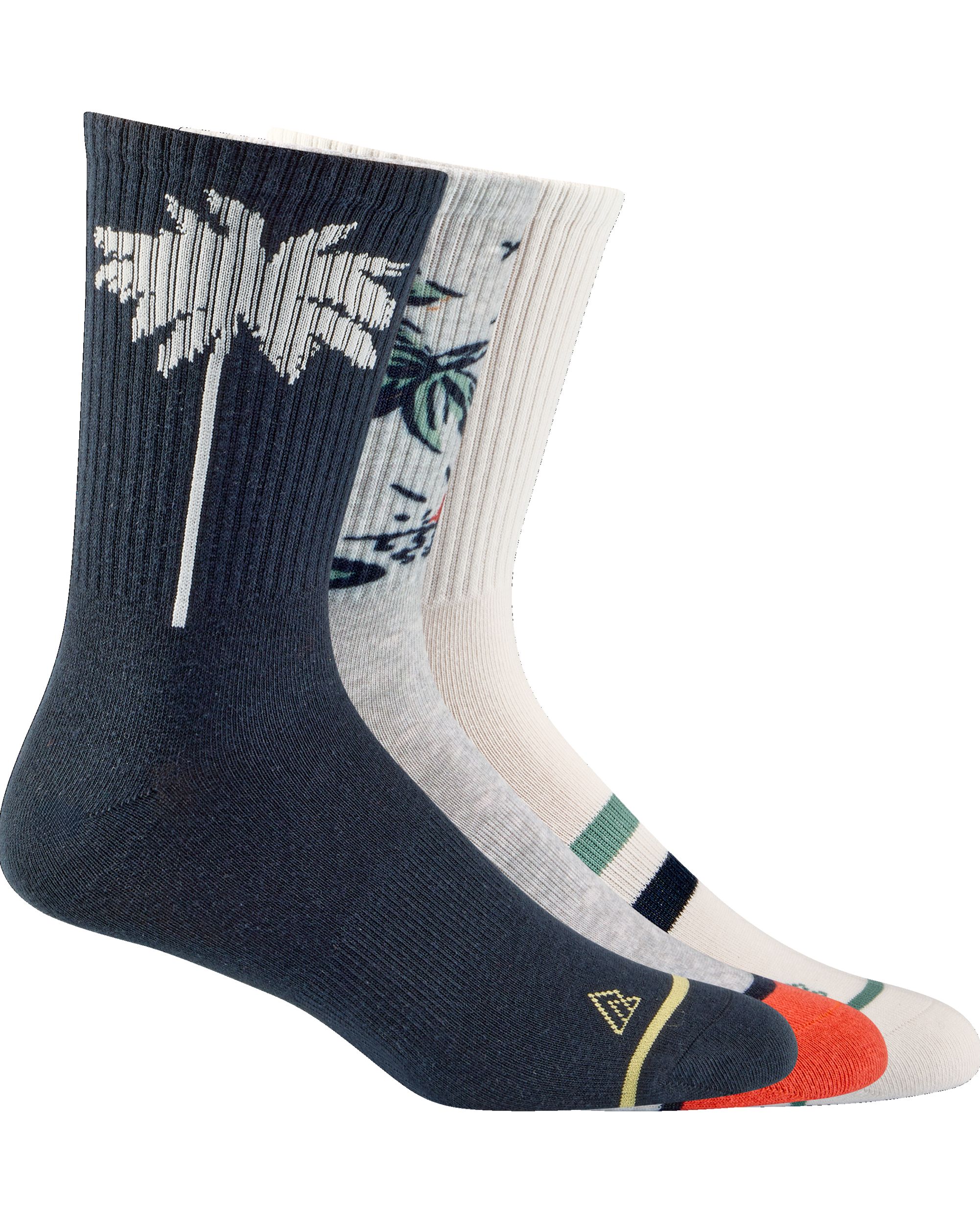 Ripzone Men's Good Vibes Crew Socks - 3 Pack