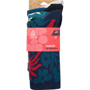 Ripzone Men's Tropical Vibes Crew Socks - 3 Pack