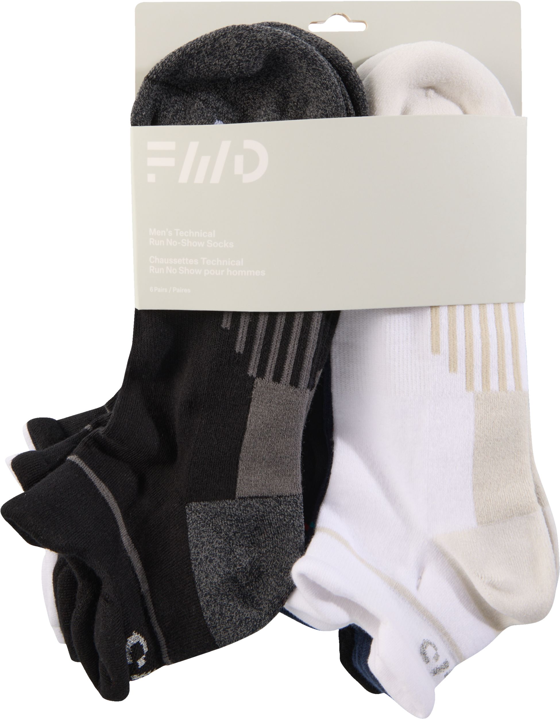 FWD Men's Run No Show Socks - 6pk