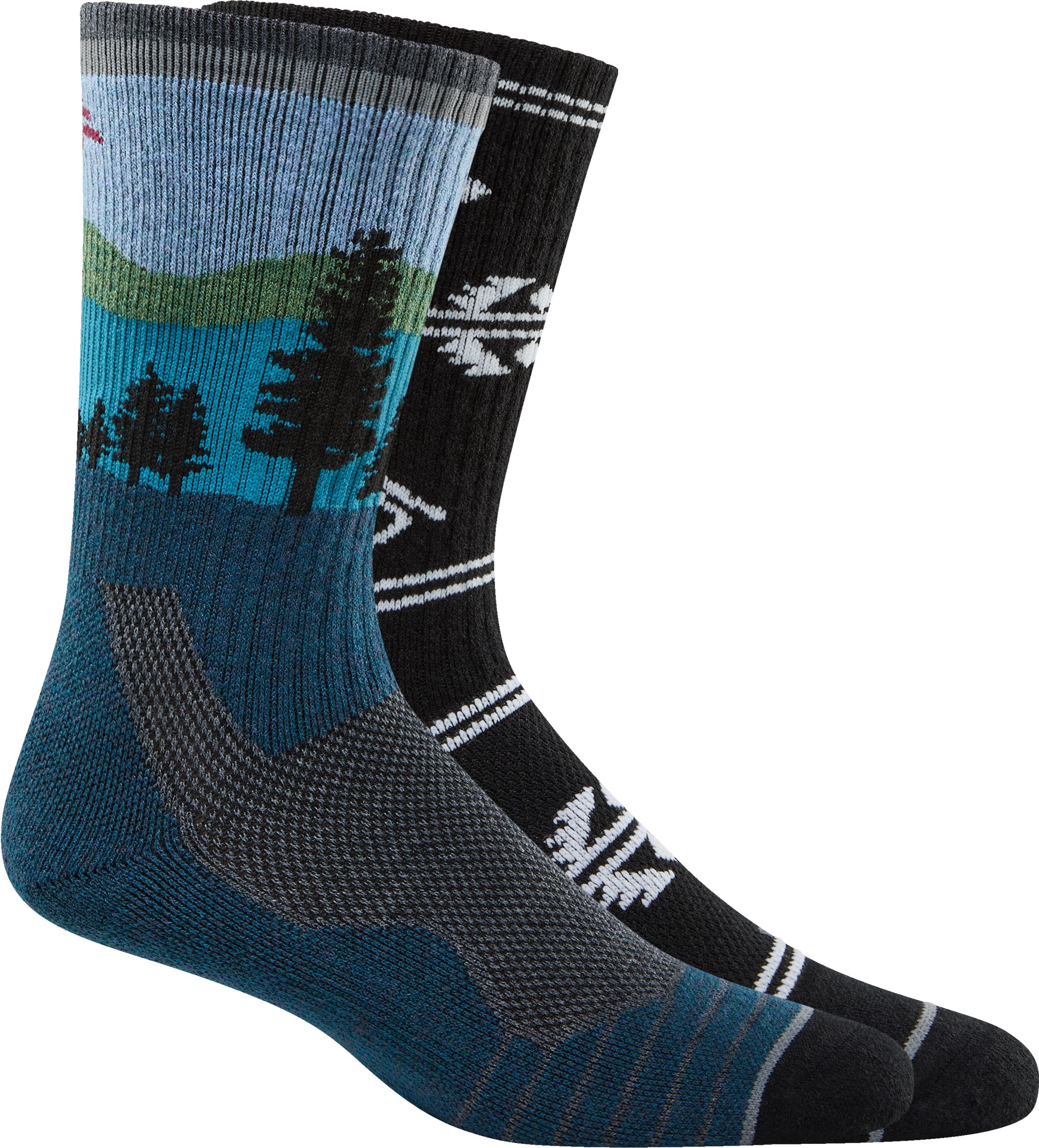 Woods Men's Buckwell Hiking Socks - 2 pk