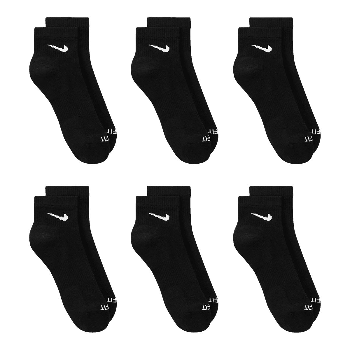 Nike Everyday Plus Cushion Ankle Socks - 6pk