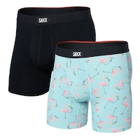 SAXX Men's Vibe Xtra Boxer Brief - 2 Pack Front_Angled_Left