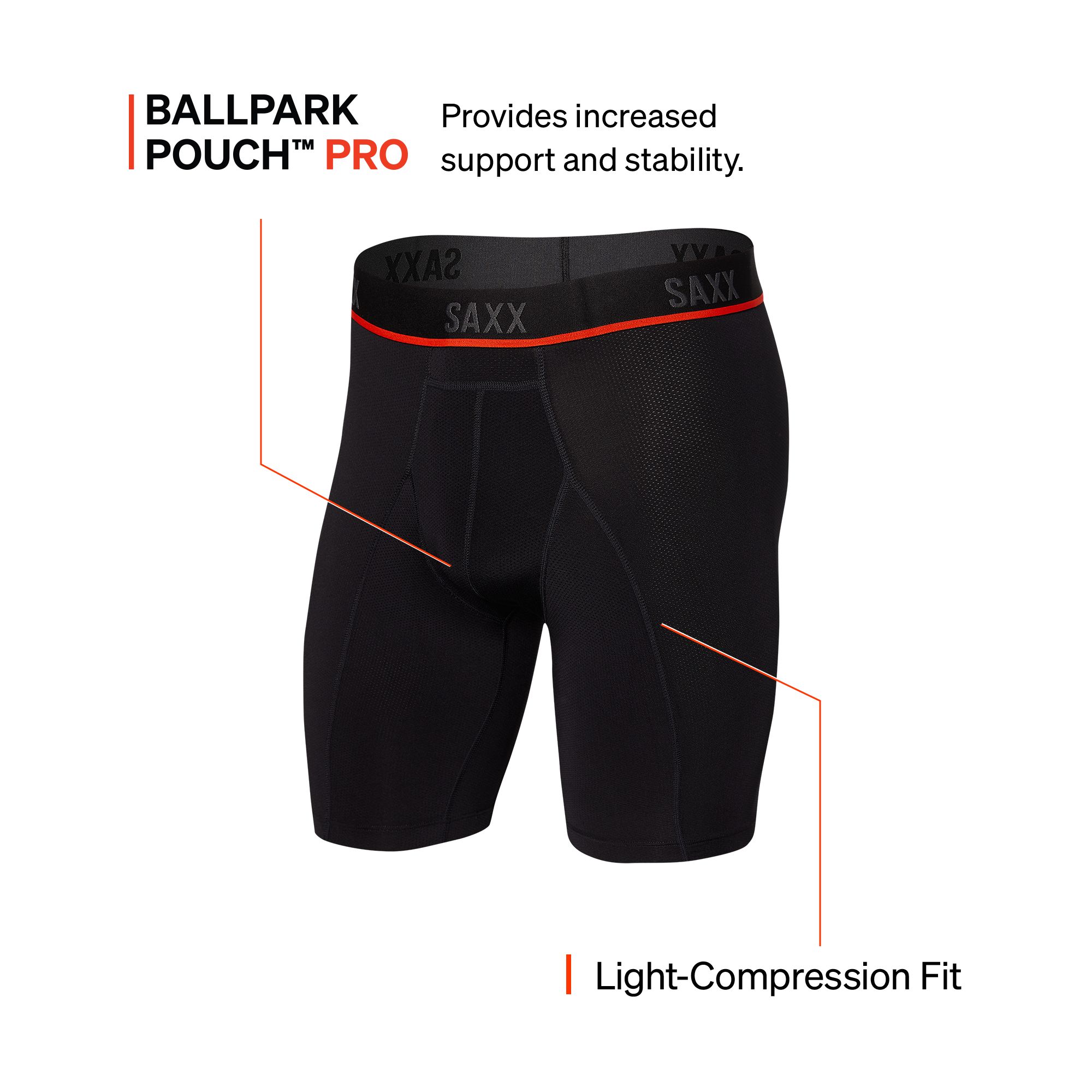 SAXX Kinetic HD Men's Long Leg Boxer Brief