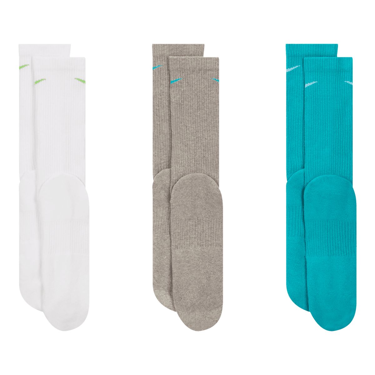 Nike Men's Everyday Plus Cushioned Training Crew Socks - 3 Pack