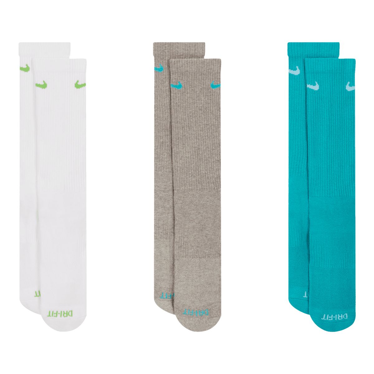 Nike Men's Everyday Plus Cushioned Training Crew Socks - 3 Pack