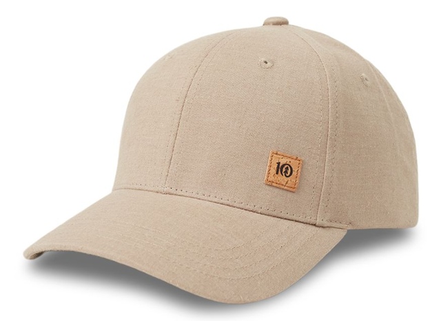 Tentree Men's Cork Icon STR MTRL Snapback Hat Front_Three_Fourths_Angled_Left