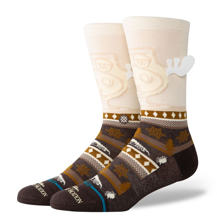 Stance Men's Holiday 3D Eggnog Crew Socks