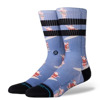 Stance Men's Surfing Santa Crew Socks Front_Angled_Left