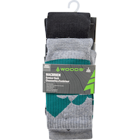 Woods Men's Macbrien Quarter Length Socks - 2 Pack Front_Flat