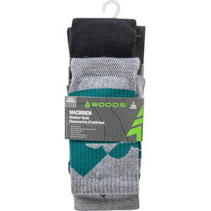 Woods Men's Macbrien Quarter Length Socks - 2 Pack