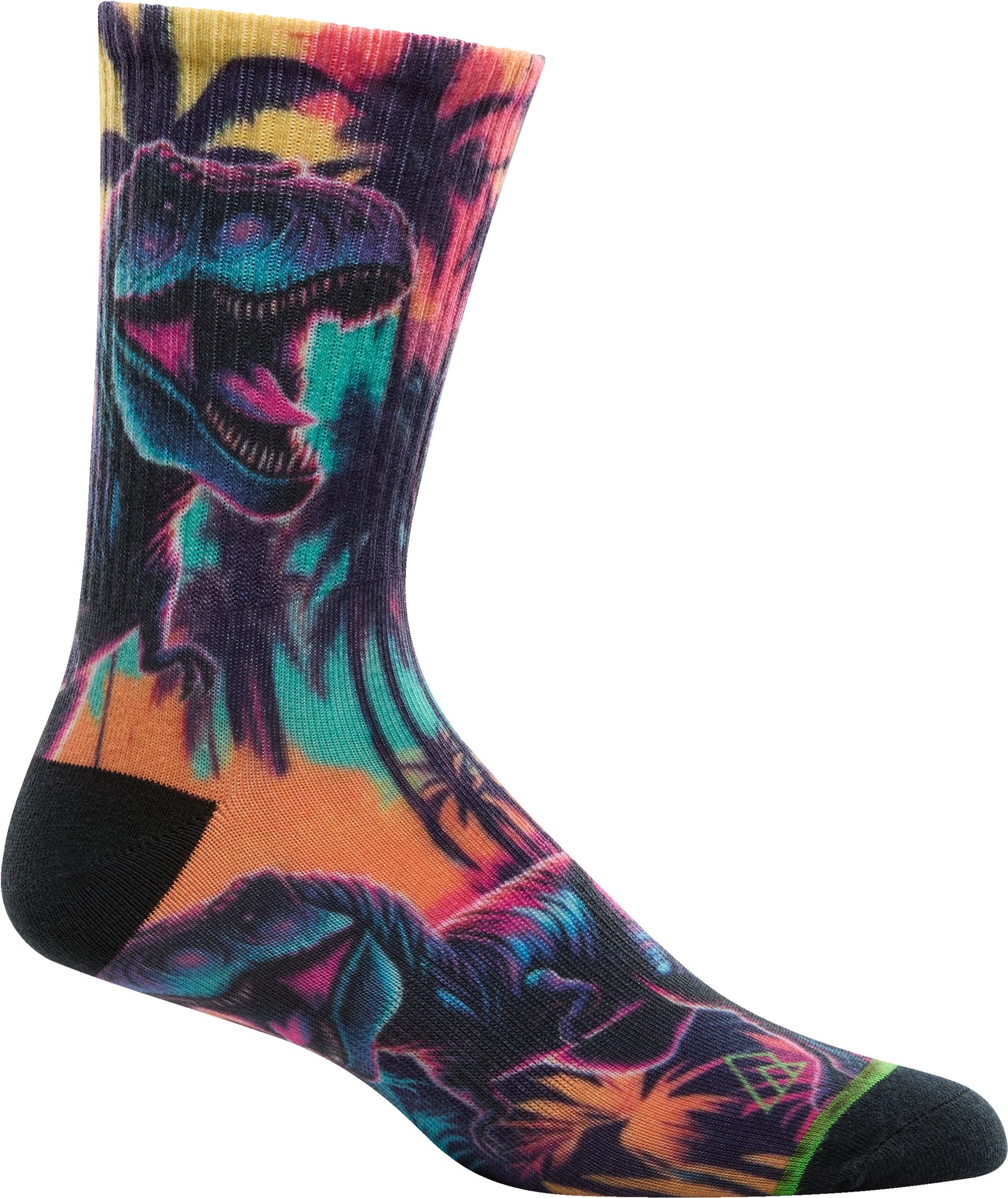 Ripzone Men's Tropical Dino Crew Socks - 3 Pack