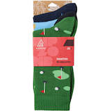 Ripzone Men's Golf Crew Socks - 3 Pack Front_Flat