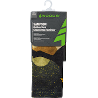 Woods Men's Sampson Everyday All Over Print Crew Socks Front_Flat