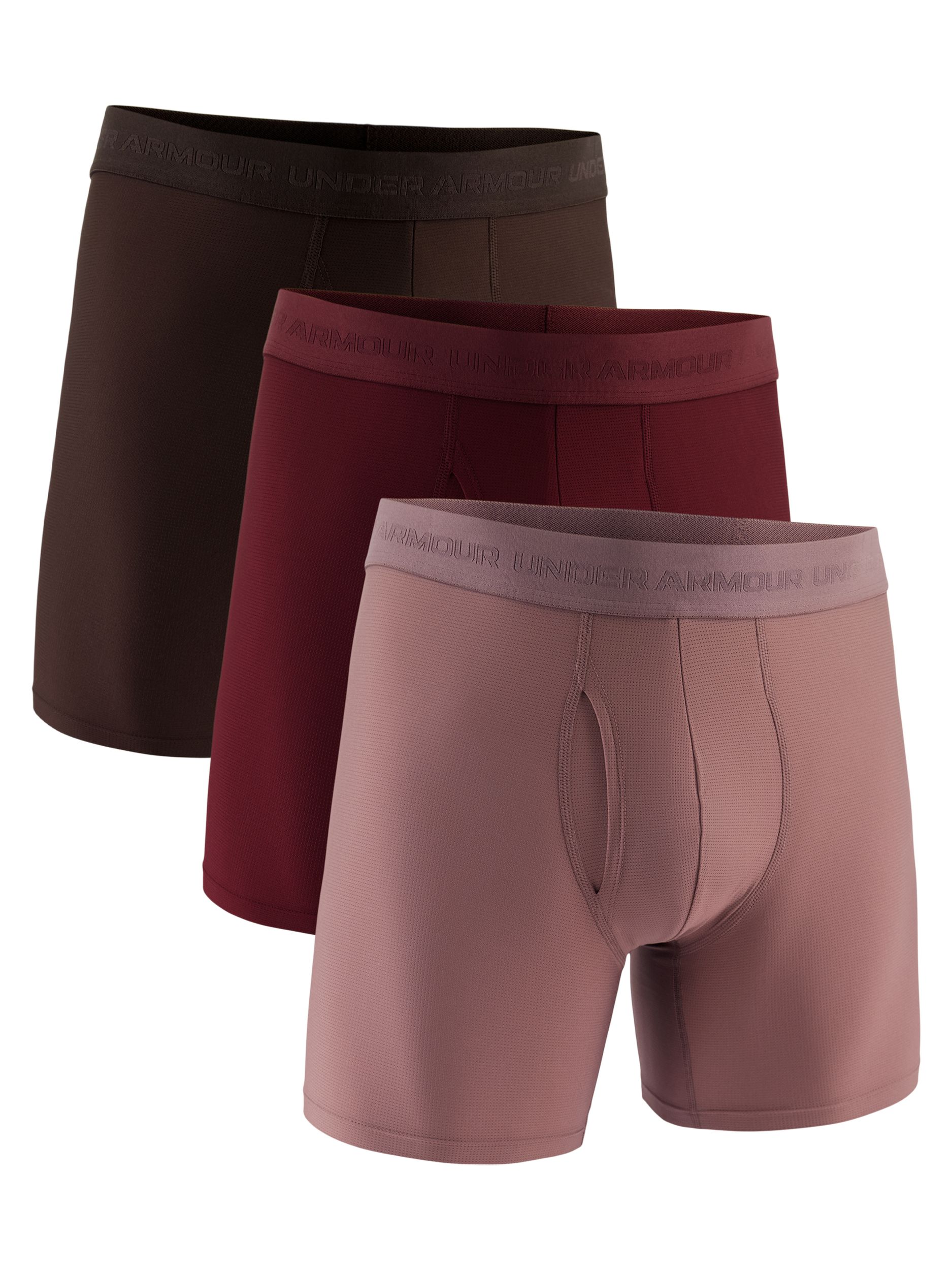 Under Armour Men's Performance Tech™ Mesh Mod 6-Inch Boxer Brief - 3 Pack