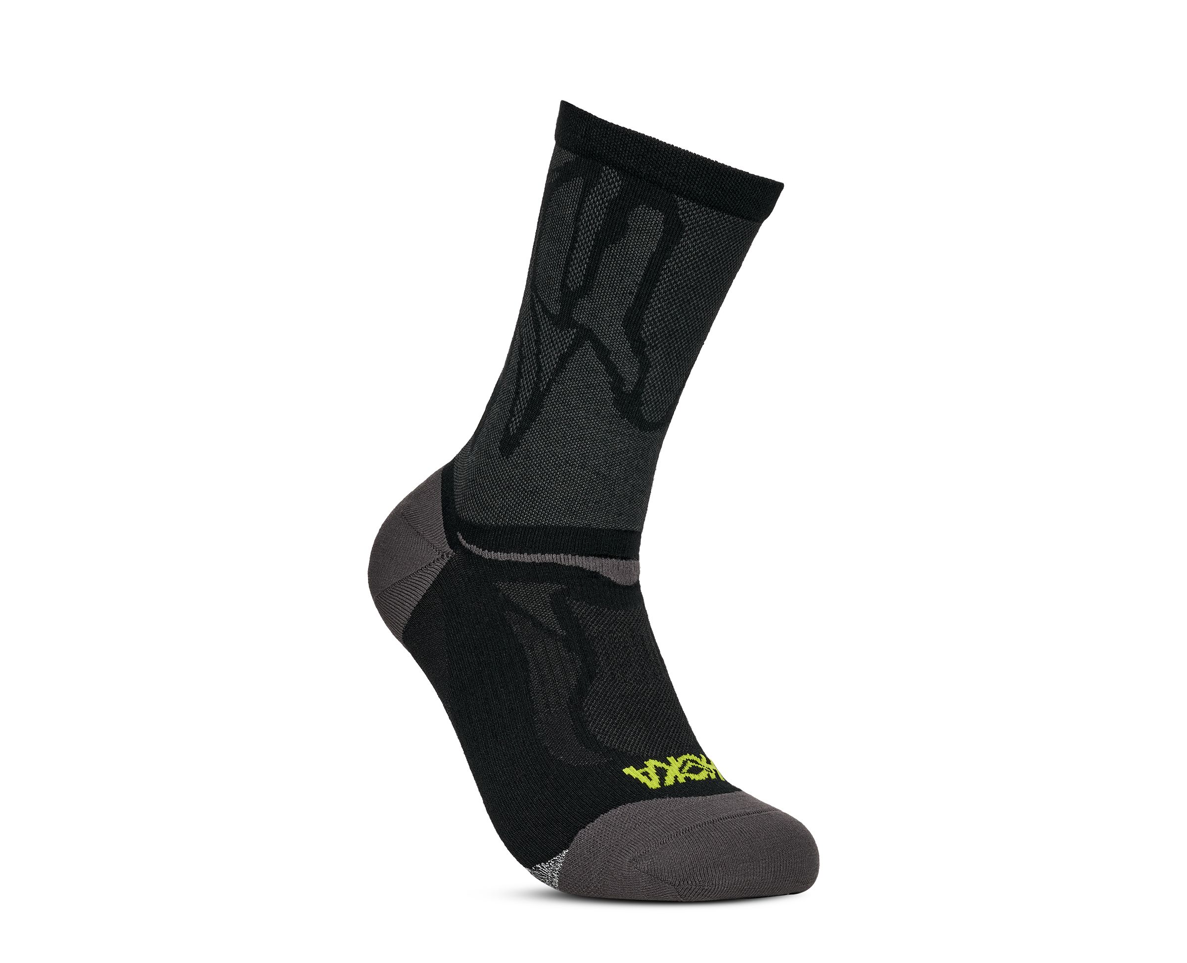 HOKA Unisex Run Clifton Crew Socks