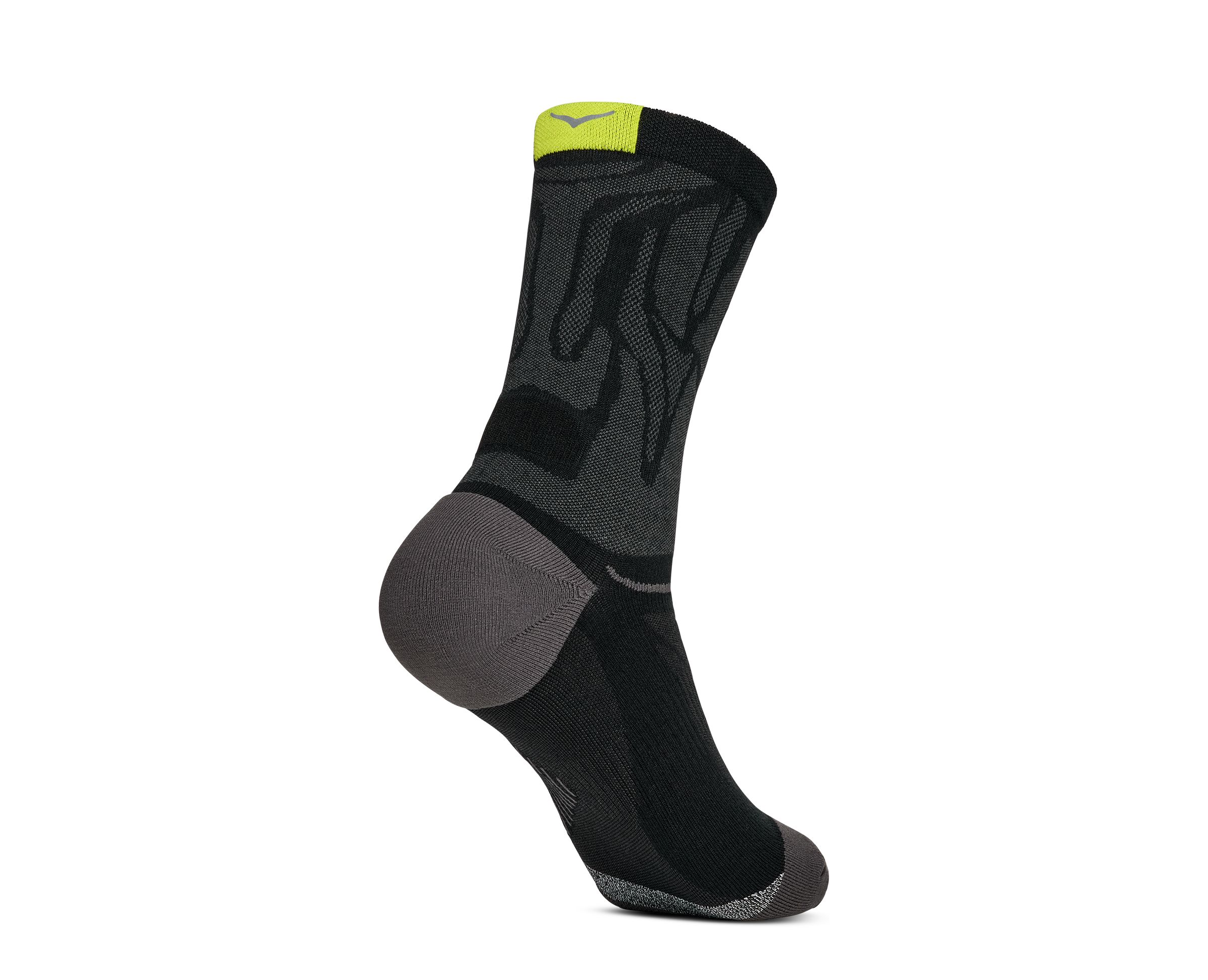 HOKA Unisex Run Clifton Crew Socks