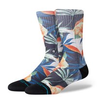 Stance Men's Tiki Tides Crew Socks Front_Angled_Left