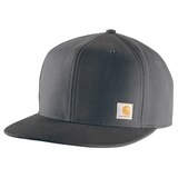 Carhartt Unisex Canvas Firm Duck Flatbrim Cap with Anti-Odour Sweatband Front_Angled_Left