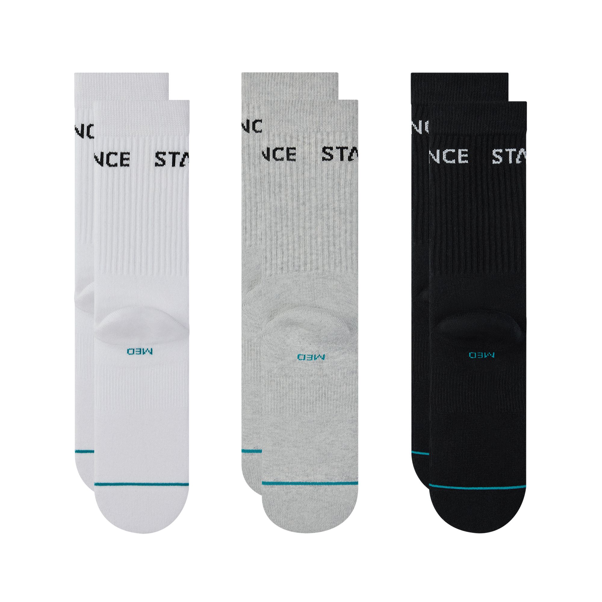 Stance Unisex Origin Crew Socks - 3pk