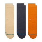 STANCE Men's Icon Sweatshirt Socks - Comfortable Lifestyle Socks with Arch Support - 3 Pack Front_Flat