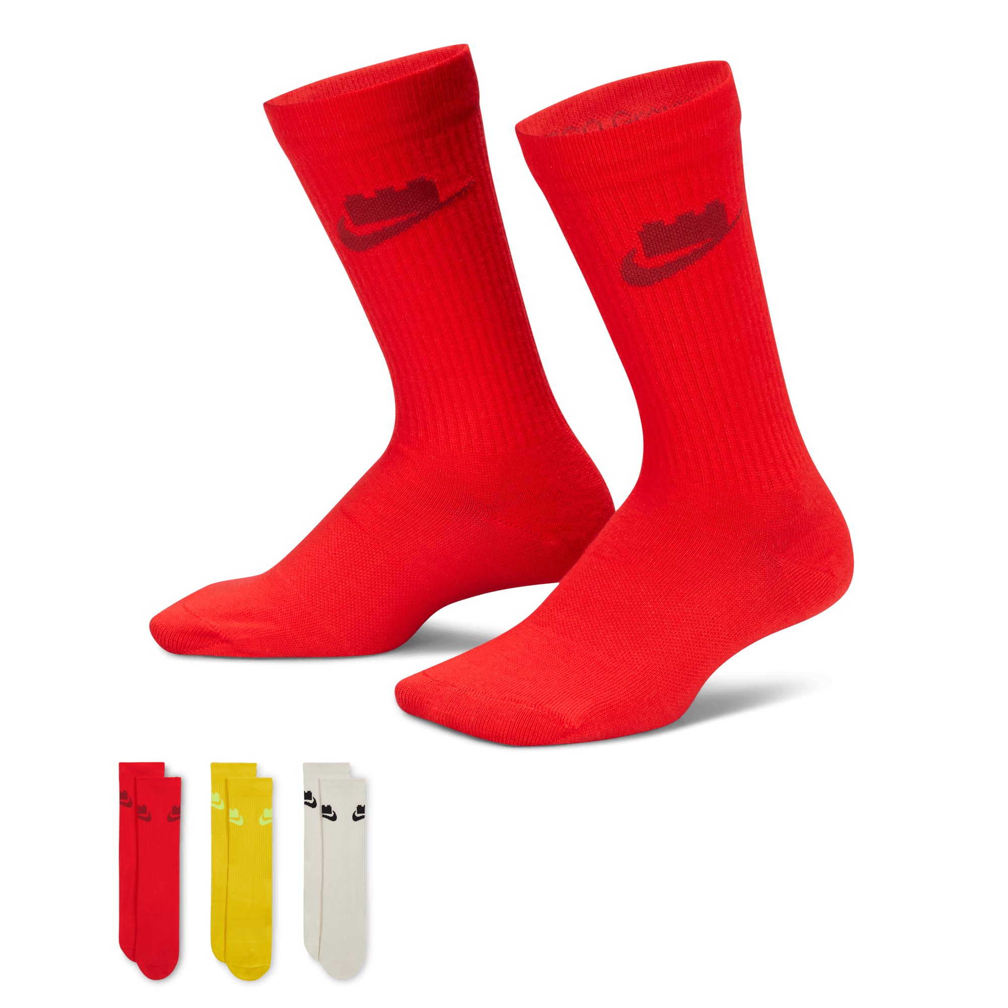 Nike Unisex Everyday Essential Crew Socks - 3 pk