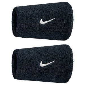 Nike Men's Swoosh Doublewide Wristbands - 2 Pack