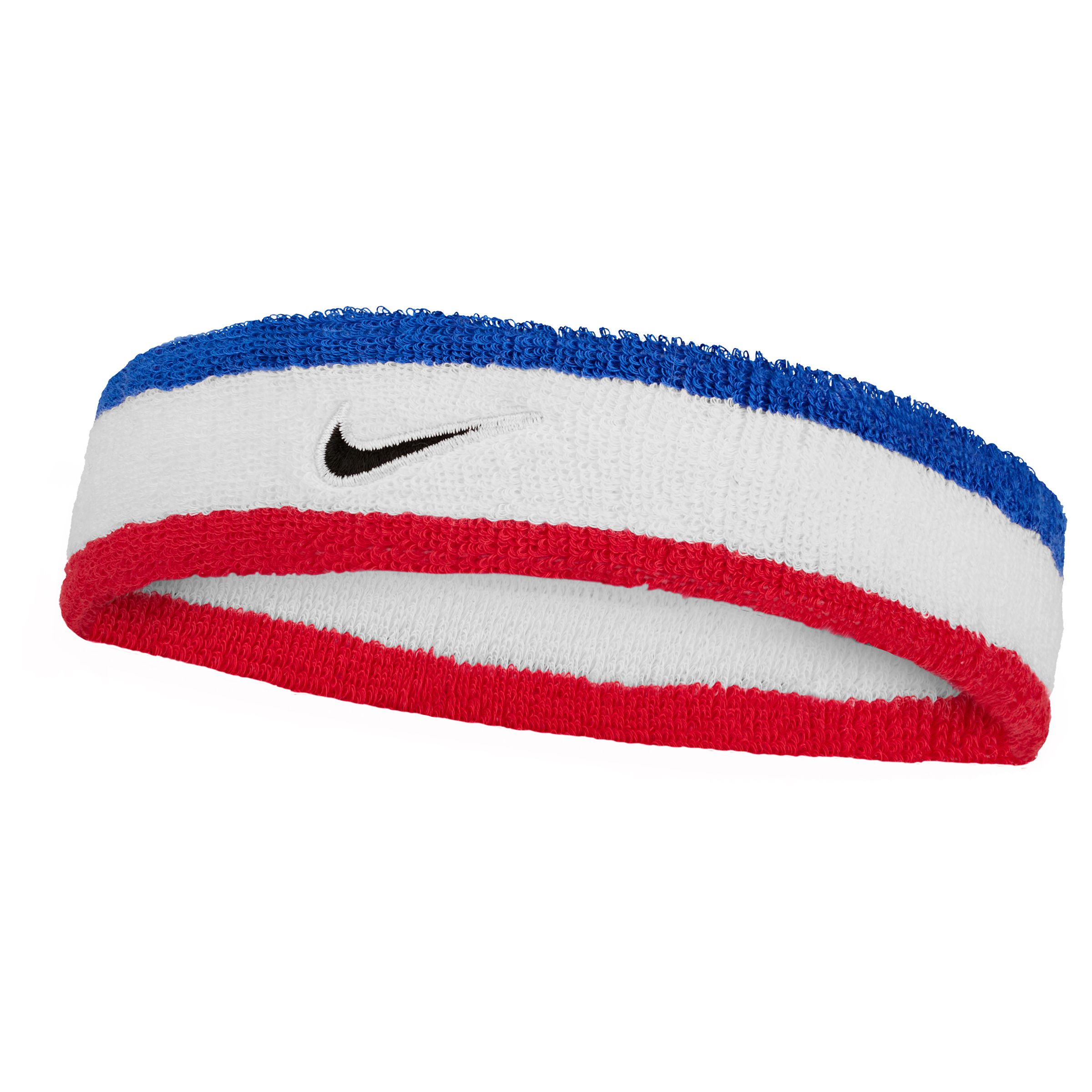 Nike Swoosh Classic Absorbent Terry Headband Front_Angled_Left