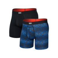 SAXX Men's Multi Sport Mesh Boxer Brief - 2 Pack