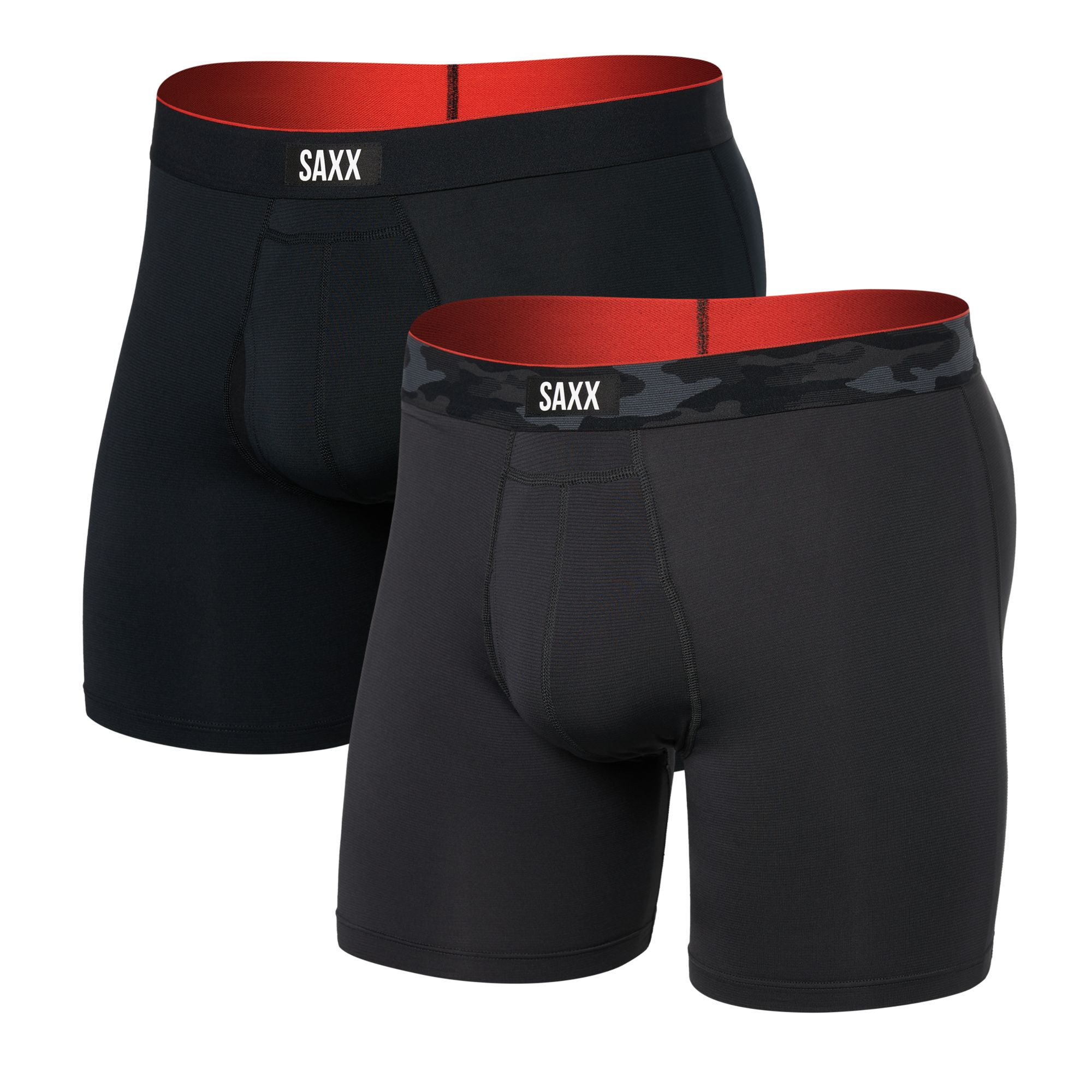 SAXX Men's Multi Sport Mesh Boxer Brief - 2 Pack