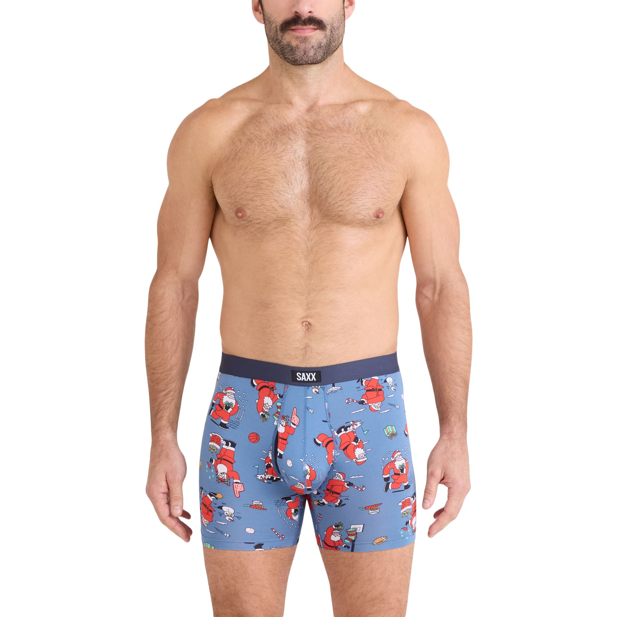 SAXX Men's Daytripper Santathlon Stripe Boxers