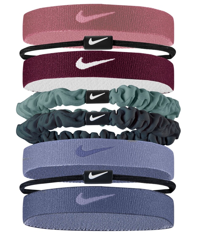 Nike Men's Mixed Seasonal Durable Hair Ties - 8pk Front_Flat