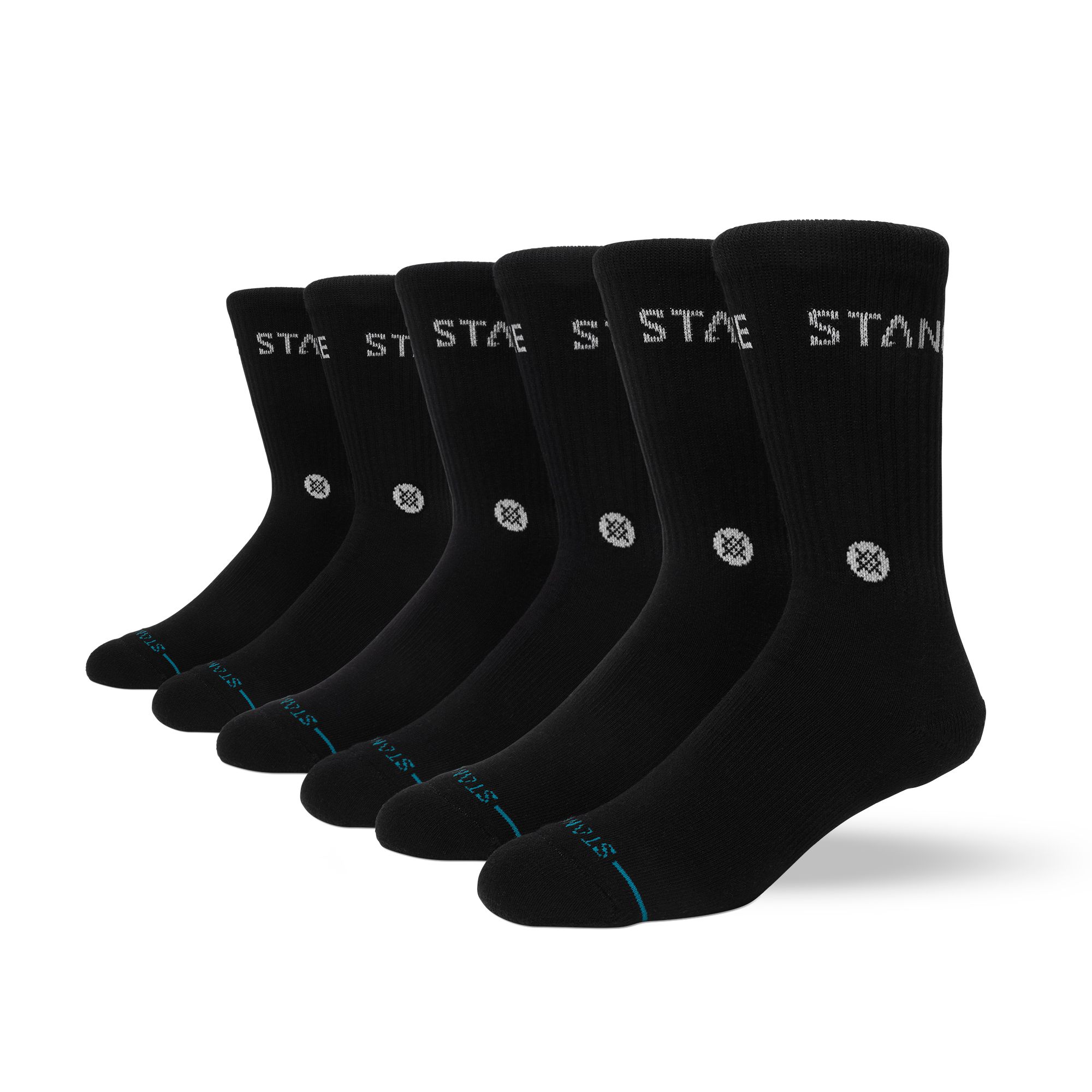 STANCE Unisex Origin Sweatshirt Socks 6-pk with Engineered Arch Support