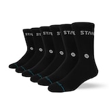 STANCE Unisex Origin Sweatshirt Socks 6-pk with Engineered Arch Support Front_Angled_Left