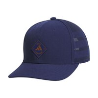adidas Men's Quick Dry Adjustable Snapback Hat Front_Angled_Left
