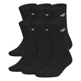 adidas Originals Unisex Trefoil 2.0 Crew Socks - 6 Pack Front_Angled_Left