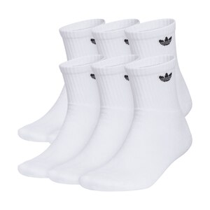 adidas Originals Unisex Trefoil 2.0 Crew Socks - 6 Pack