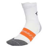 adidas Unisex Xperior Trail Running Crew Socks Front_Angled_Left