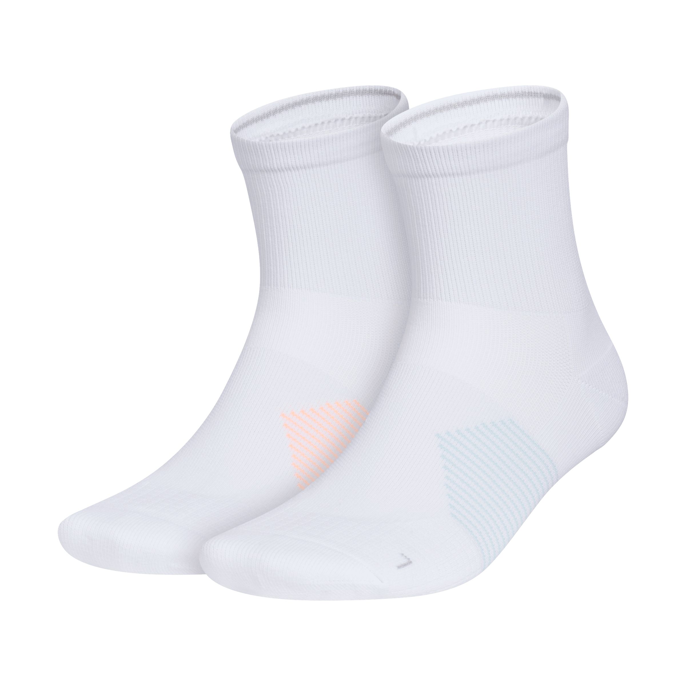 adidas Unisex Run Superlite 2.0 High Quarter Socks - 2 Pack