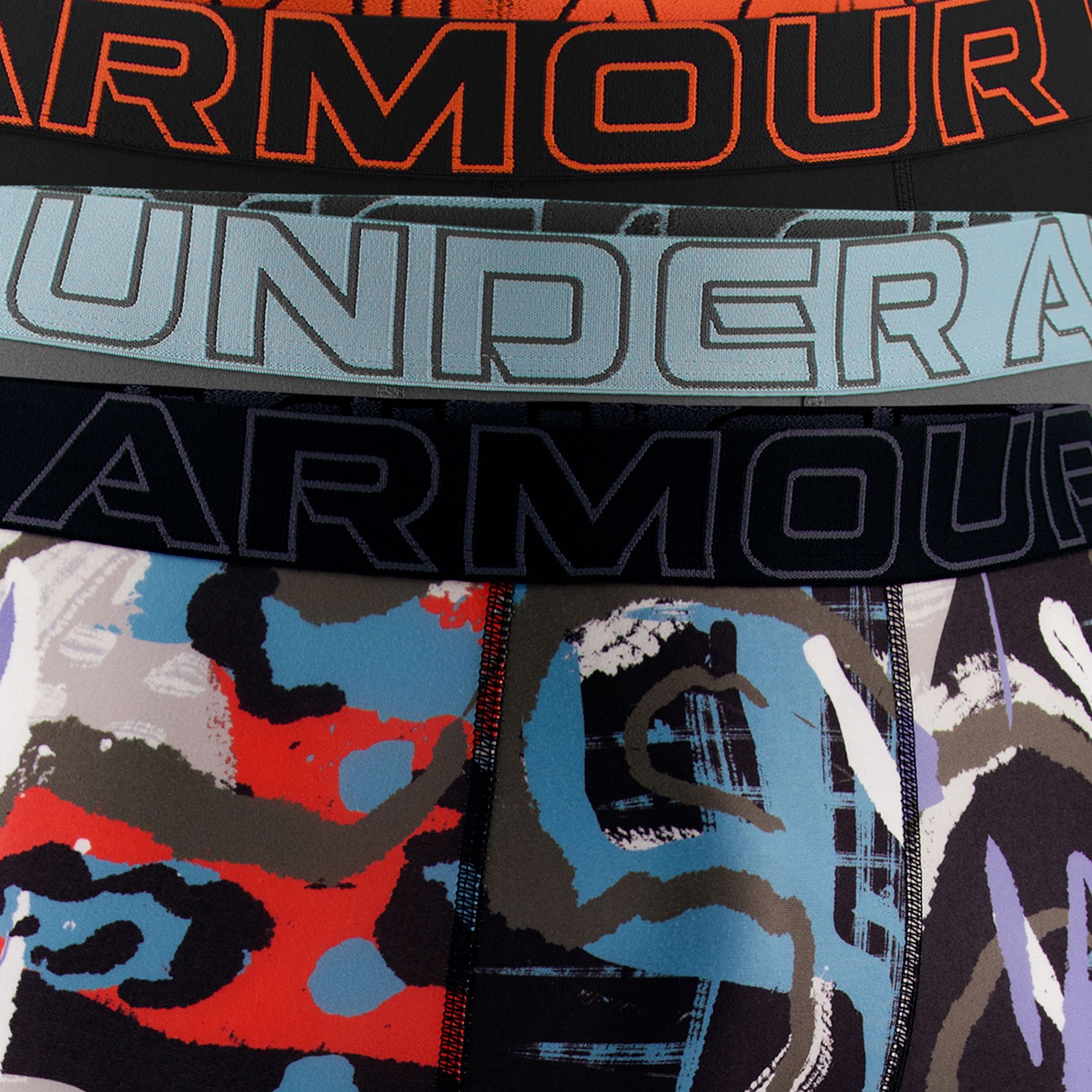 Under Armour Men's Perf Tech Mesh 6 Inch Boxer Brief - 3 Pack
