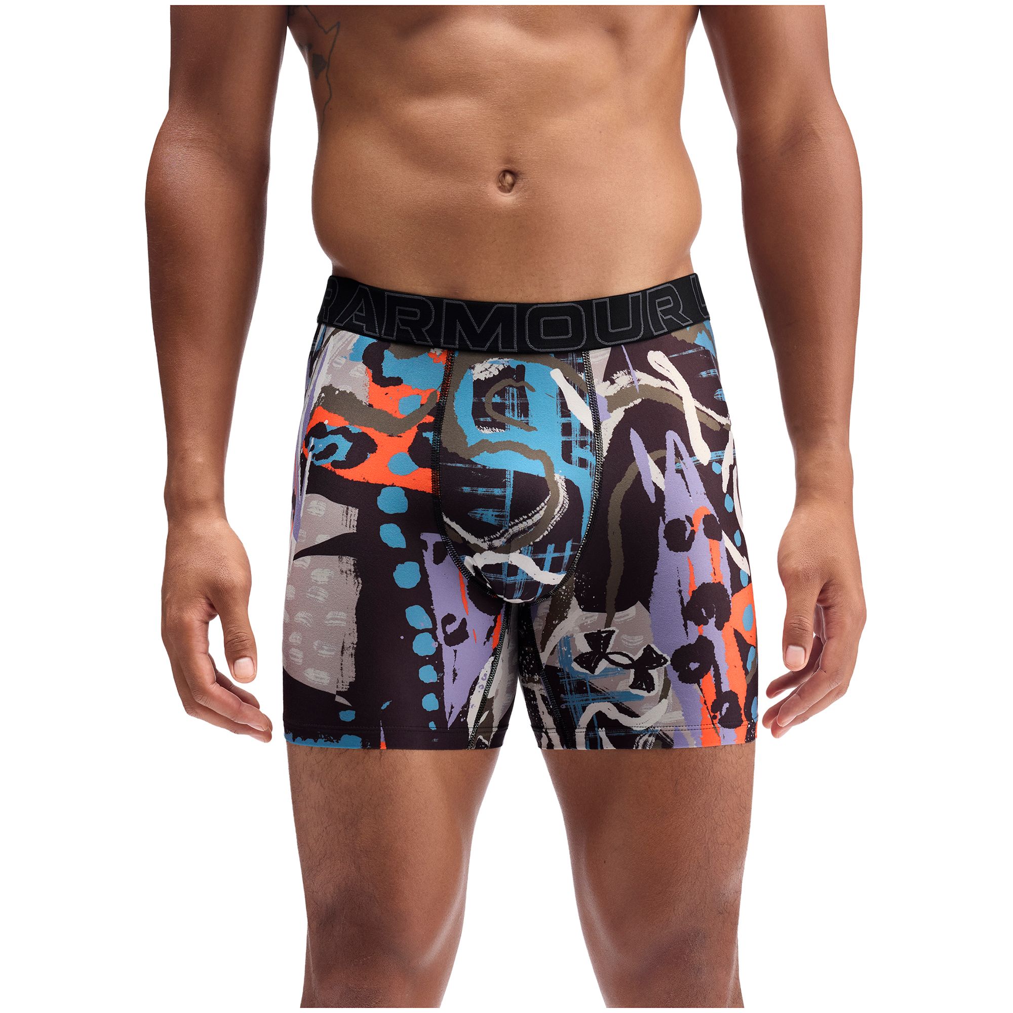 Under Armour Men's Perf Tech Mesh 6 Inch Boxer Brief - 3 Pack