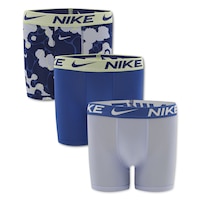 Nike Kids' Micro Print Boxer Briefs 3-pk Front_Flat