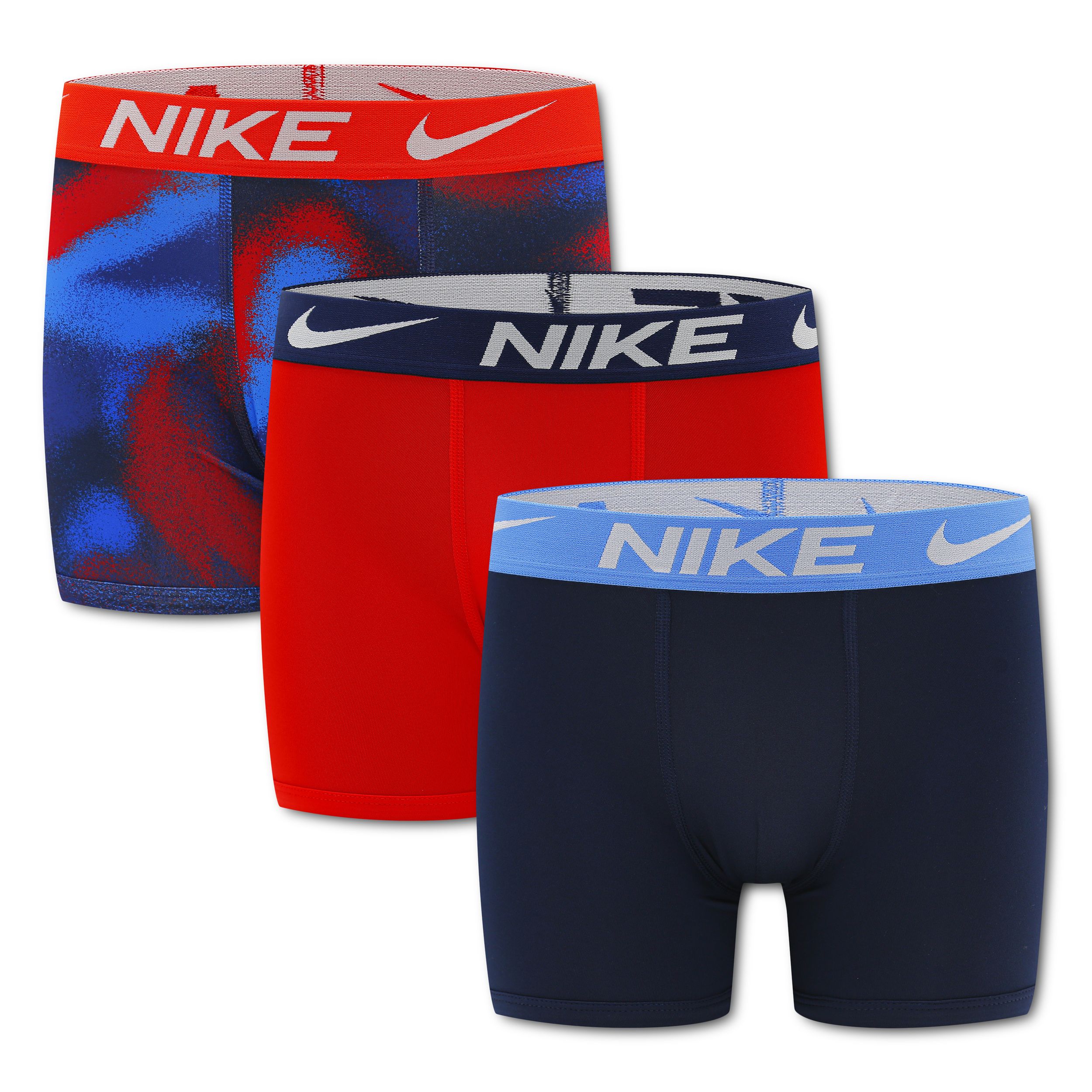 Nike Kids' Micro Print Boxer Briefs 3-pk