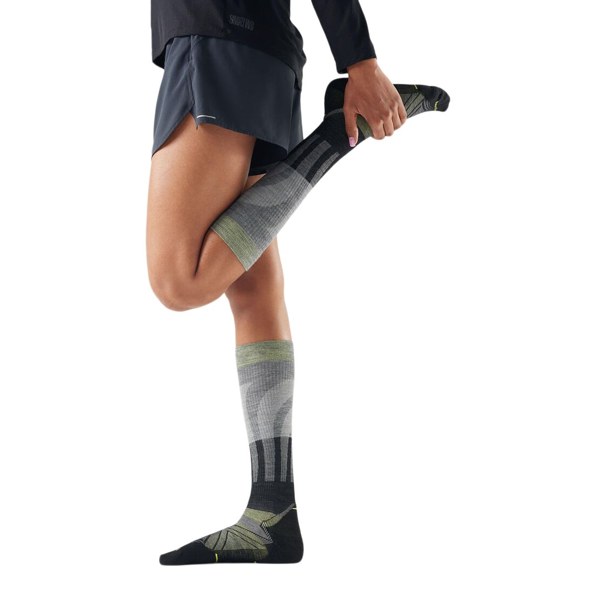 Smartwool Men's Performance Run Cushion Compression Over The Calf Socks